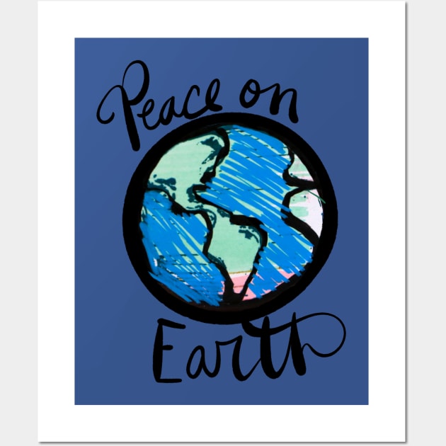 Peace on Earth Wall Art by bubbsnugg